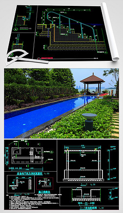 园林景观CAD施工图-园林景观CAD图纸设计-园林景观CAD平面图图片下载